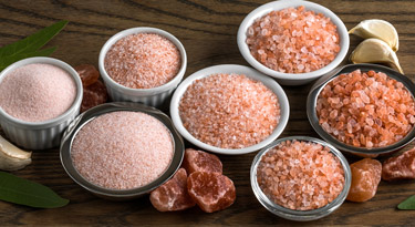 Ancient Ocean® Himalayan Pink Salt in bowls