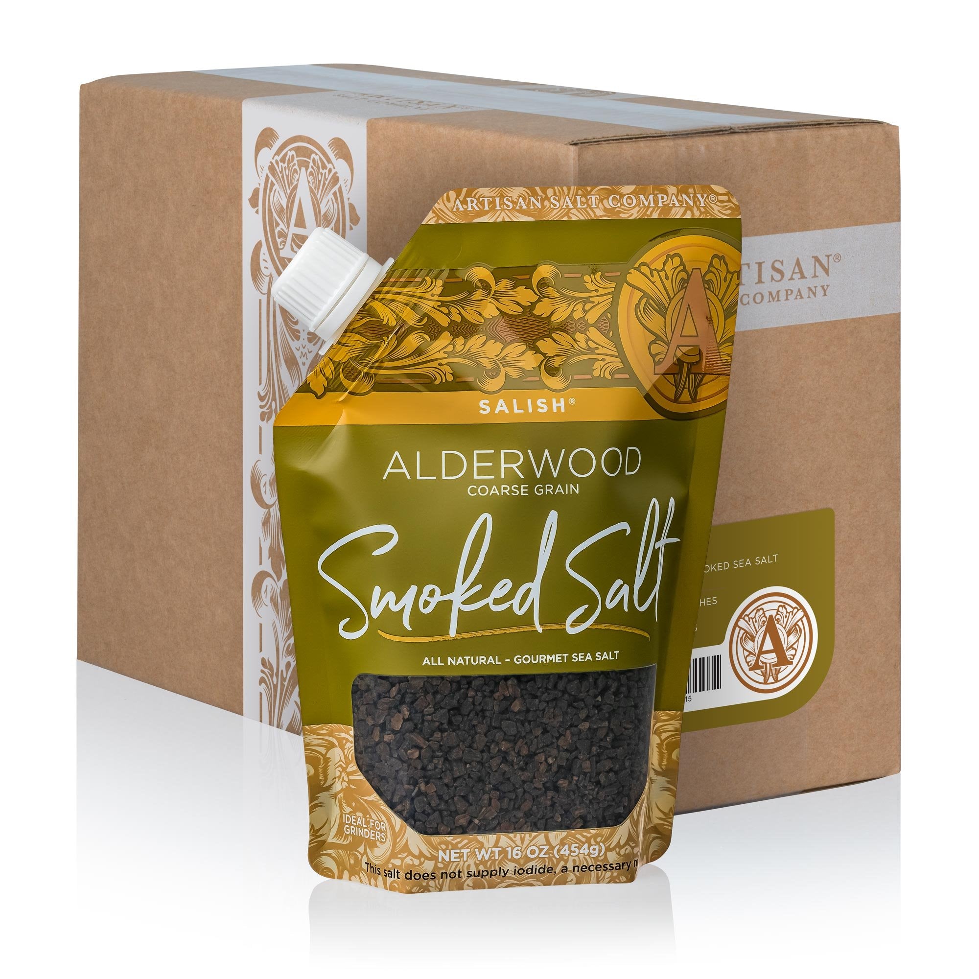 Salish® Alderwood Smoked Sea Salt (Wholesale)