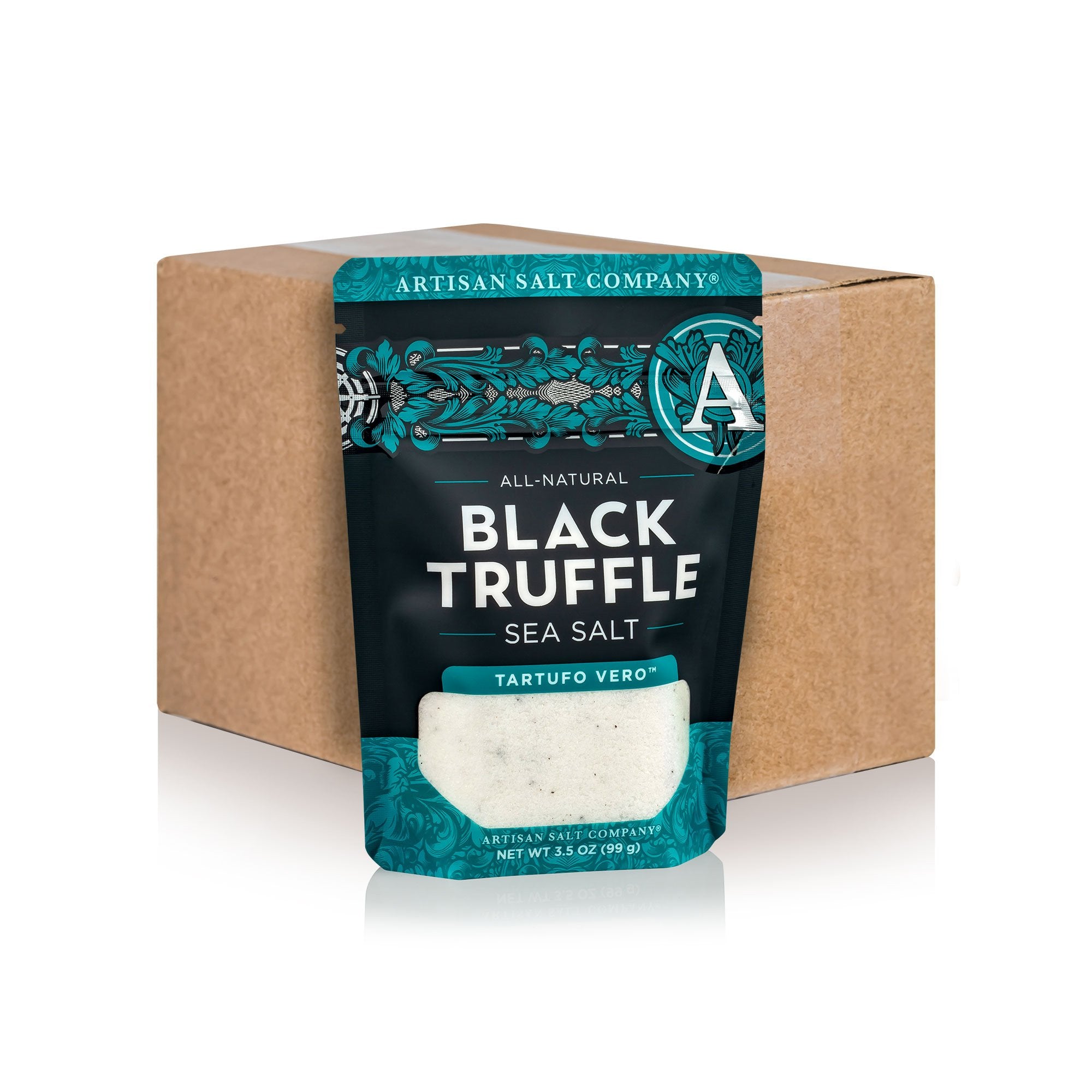 All-Natural Black Truffle Fusion® Flavored Sea Salt (Wholesale)