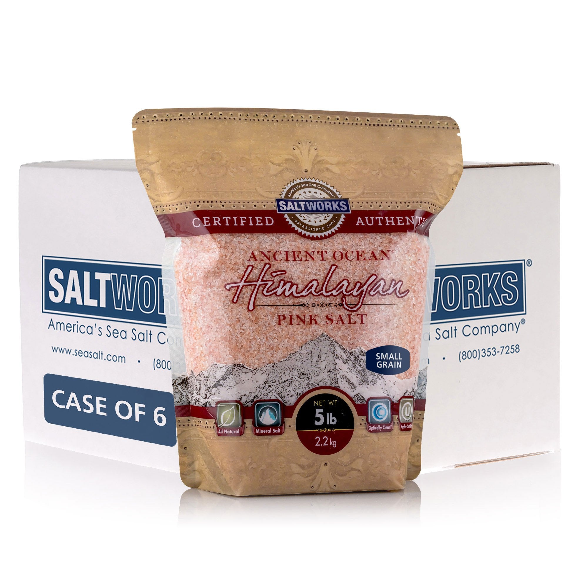 Ancient Ocean® Himalayan Pink Salt (Wholesale)