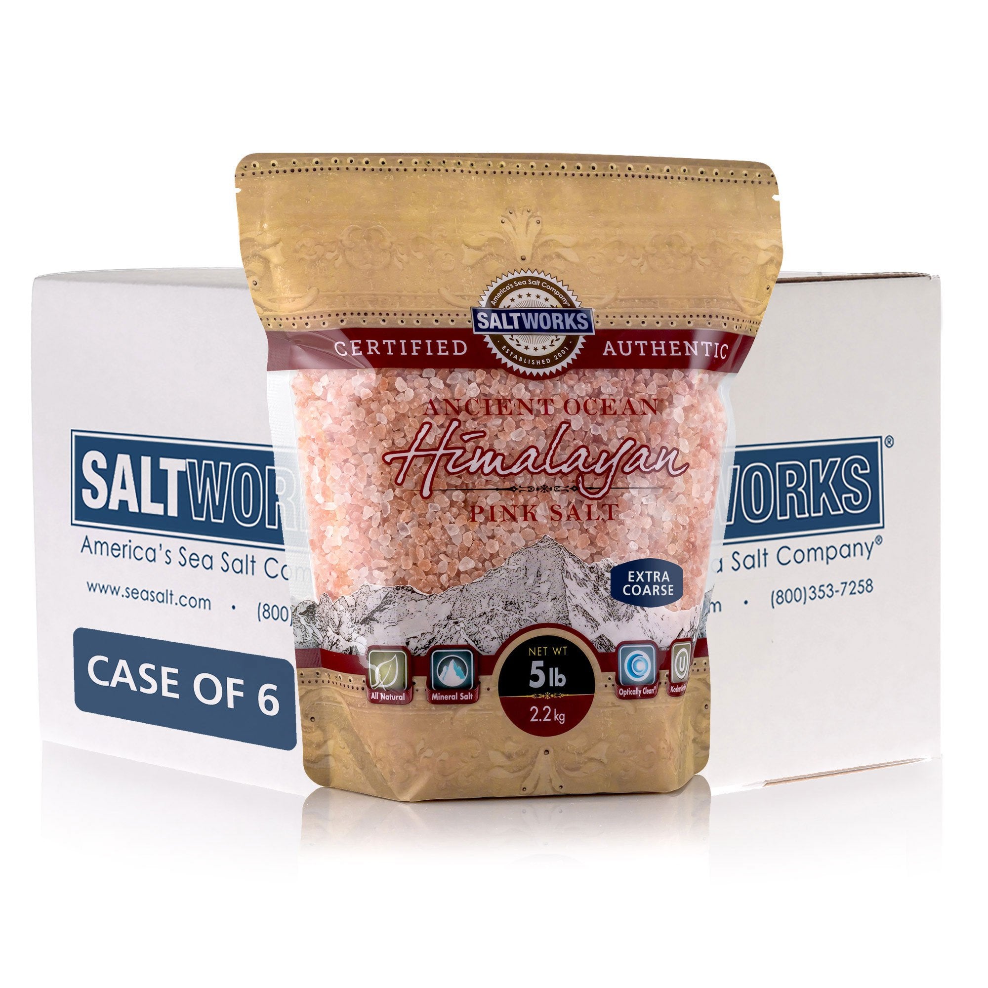 Ancient Ocean® Himalayan Pink Salt (Wholesale)