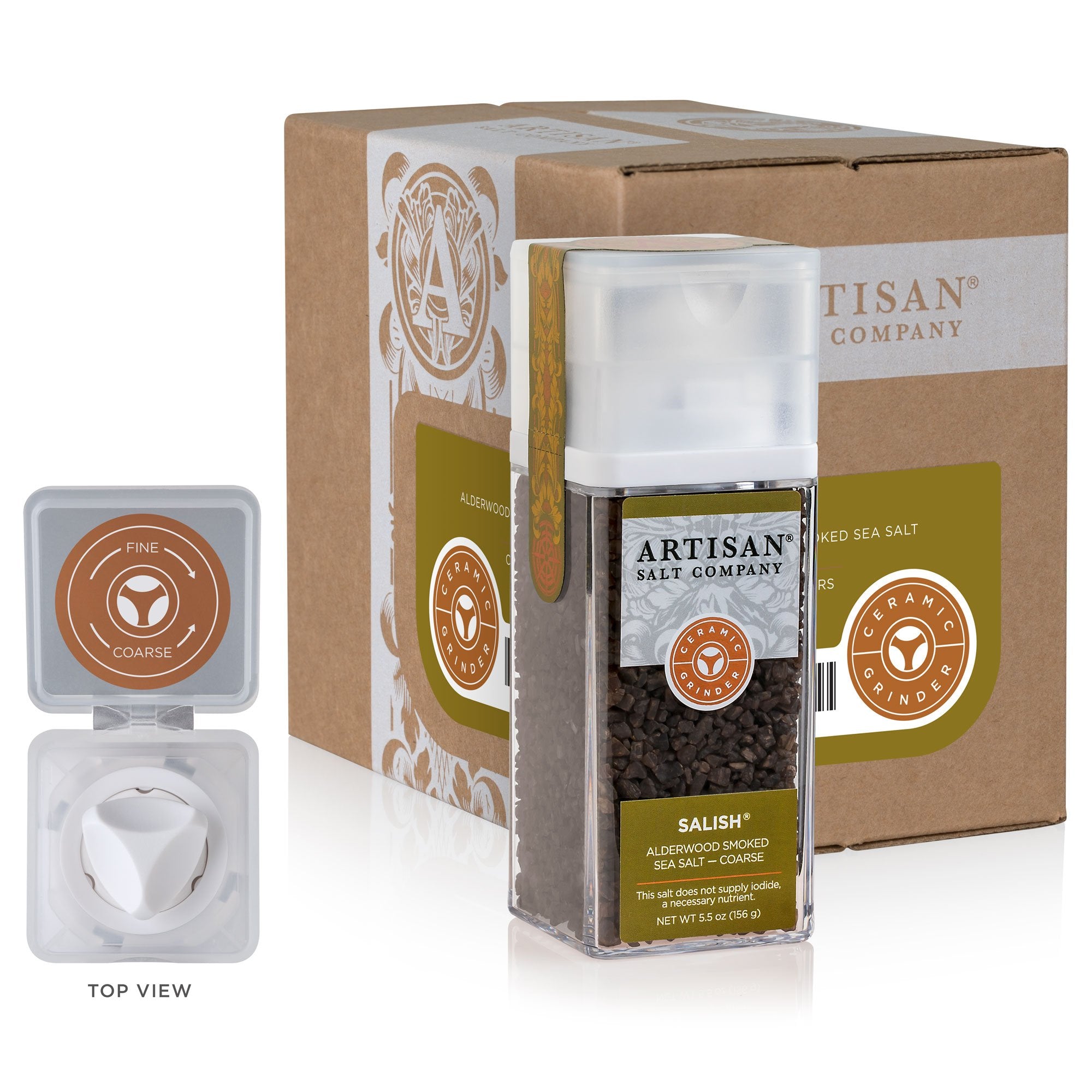 Salish® Alderwood Smoked Sea Salt (Wholesale)