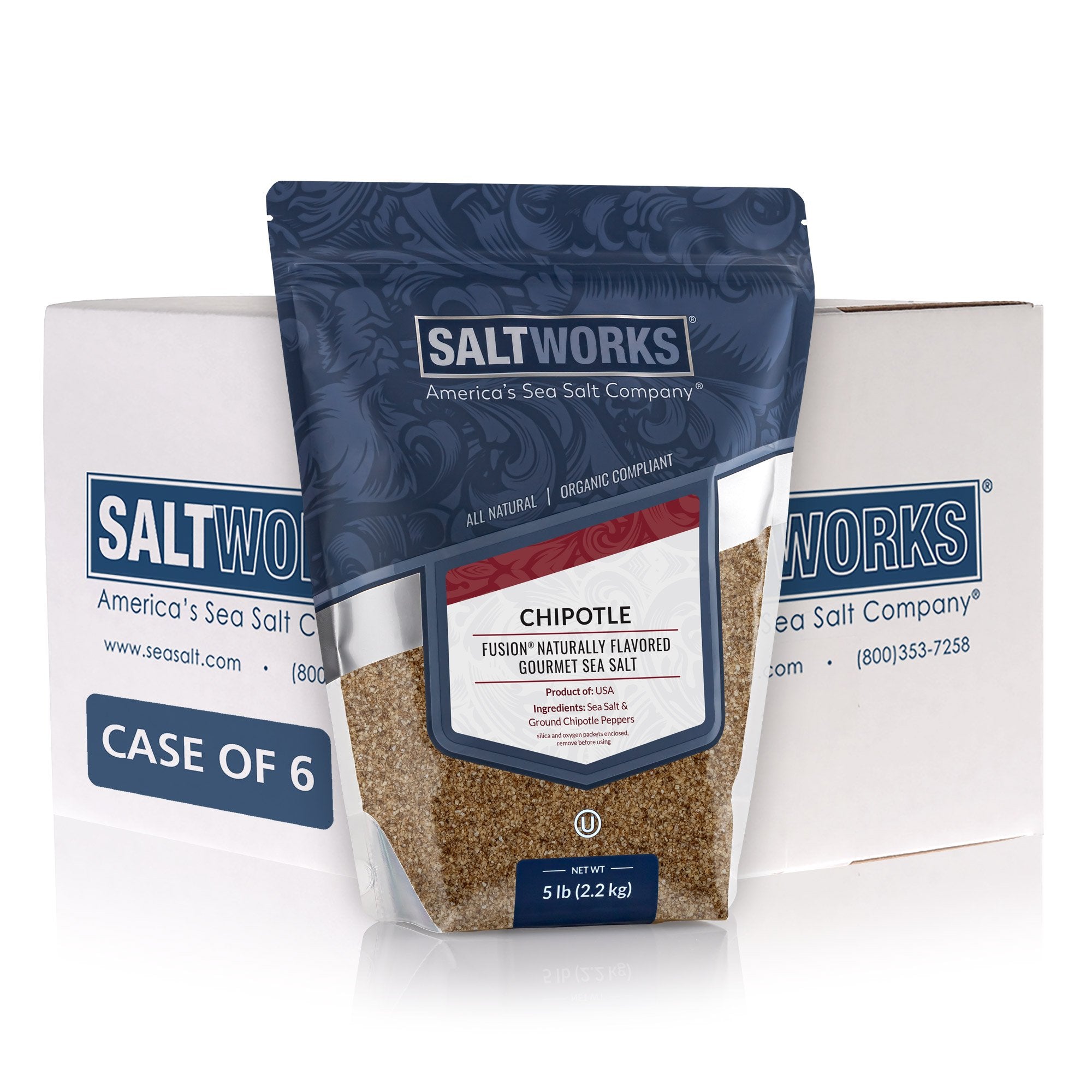 Chipotle Fusion® Flavored Sea Salt (Wholesale)