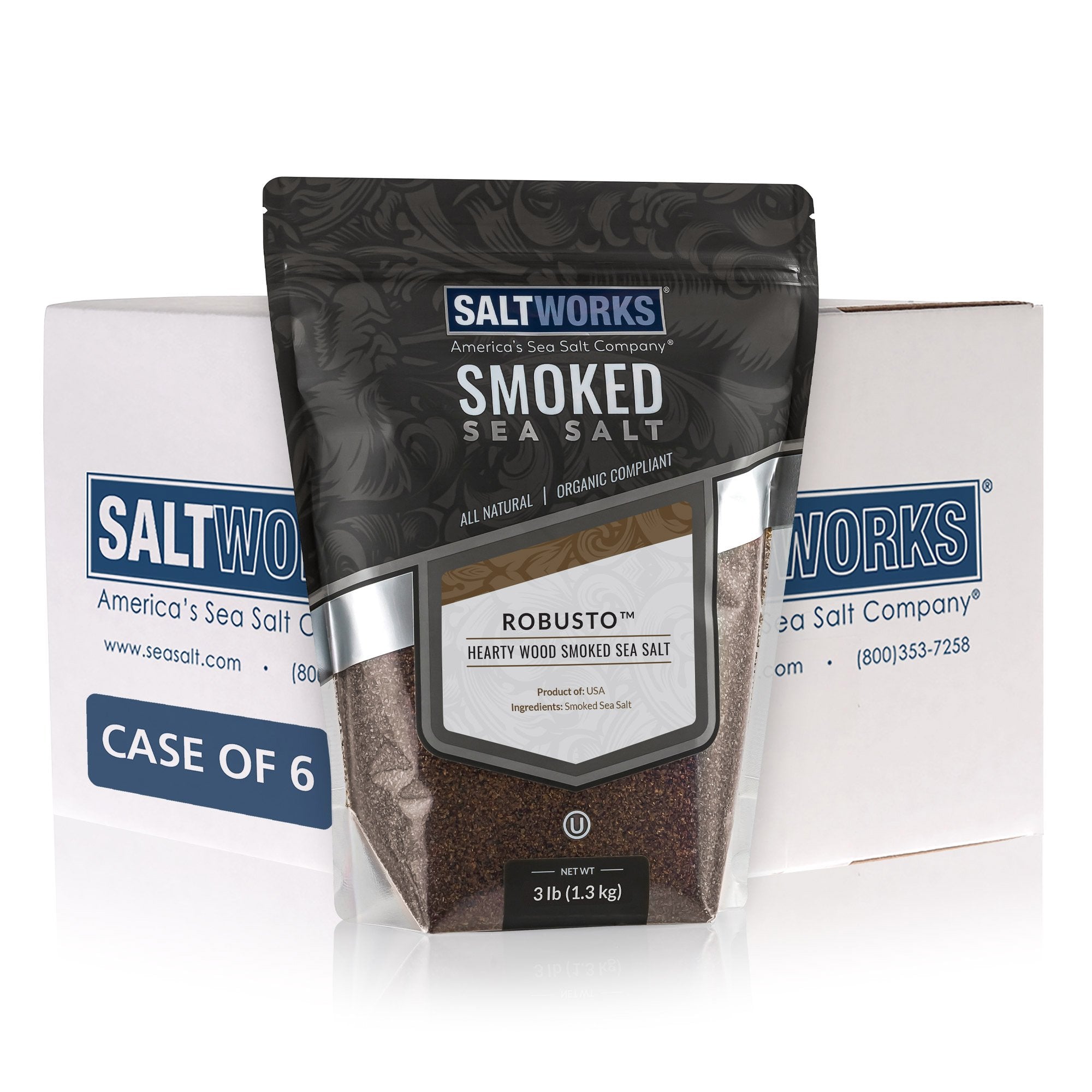 Robusto™ Hearty Smoked Sea Salt (Wholesale)