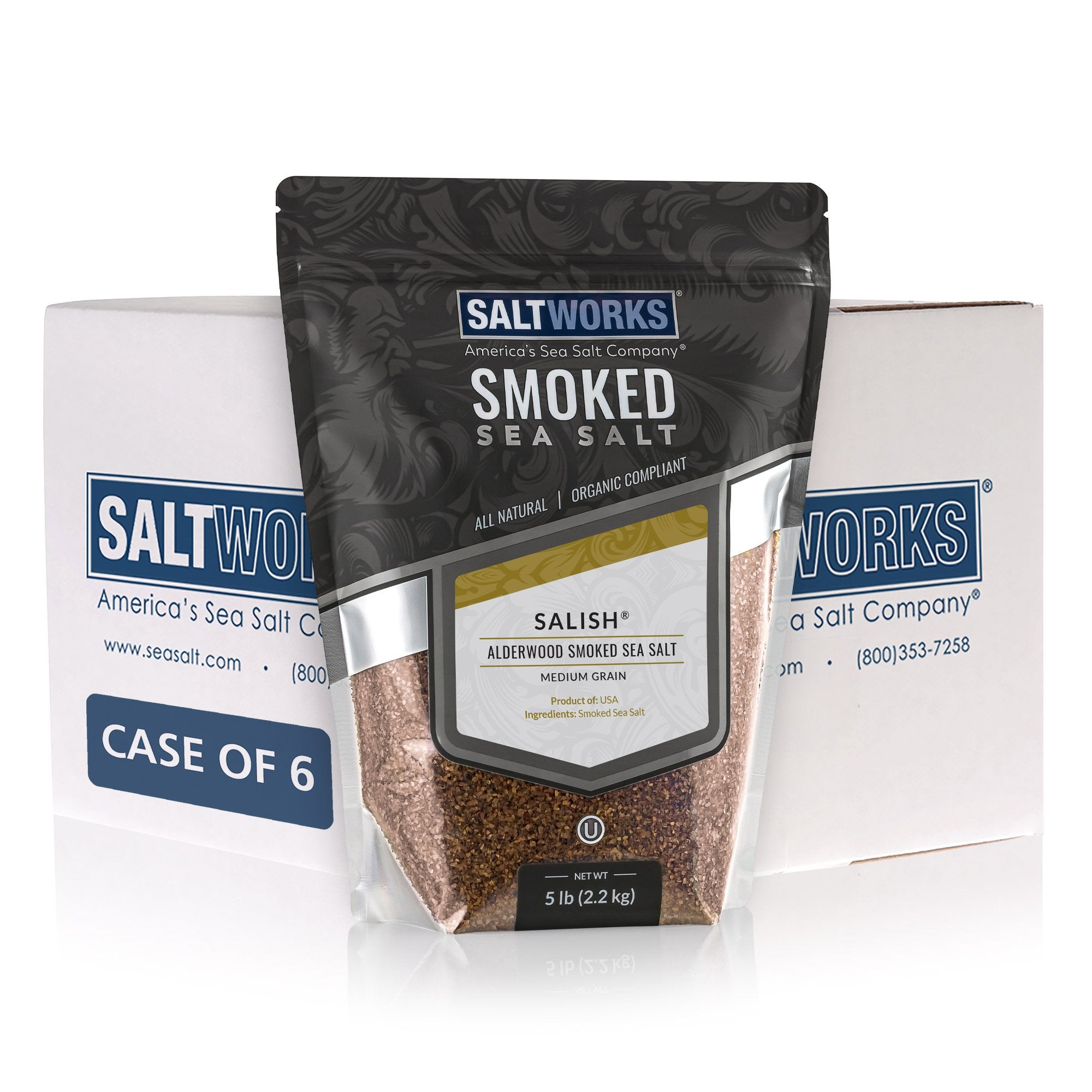 Salish® Alderwood Smoked Sea Salt (Wholesale)