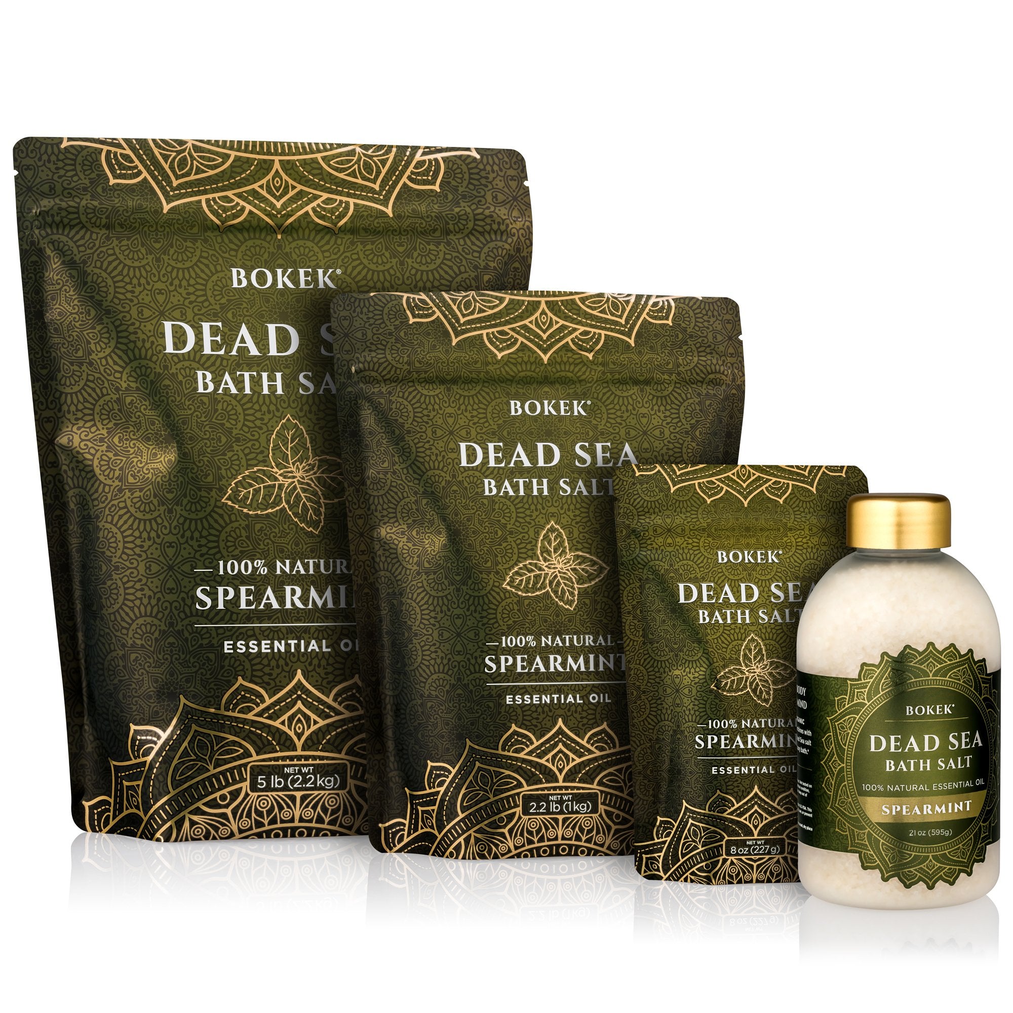 Spearmint Dead Sea Bath Salt Spearmint | Bokek® Scented Bath Salt