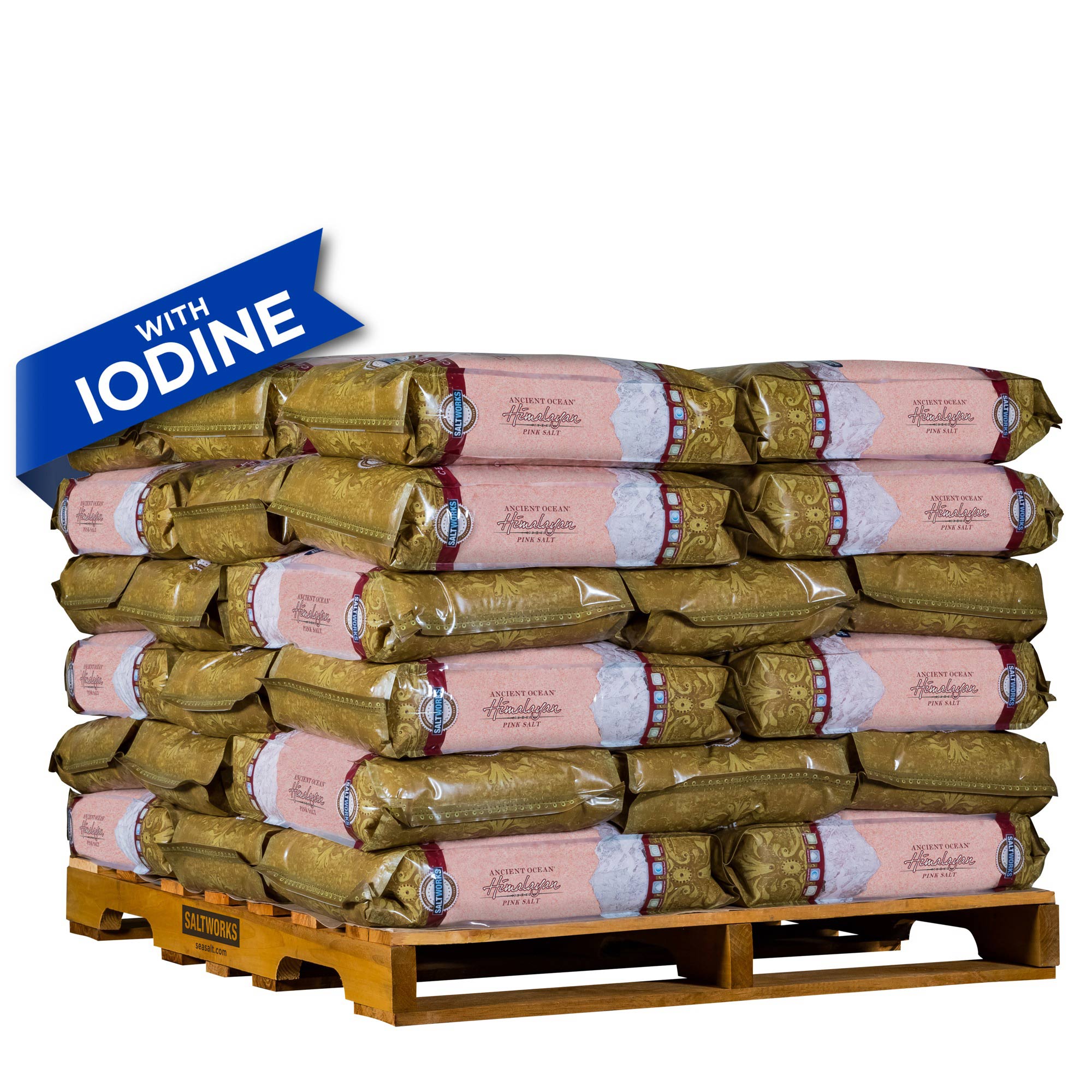 Ancient Ocean® Himalayan Pink Salt with Iodine (Wholesale)
