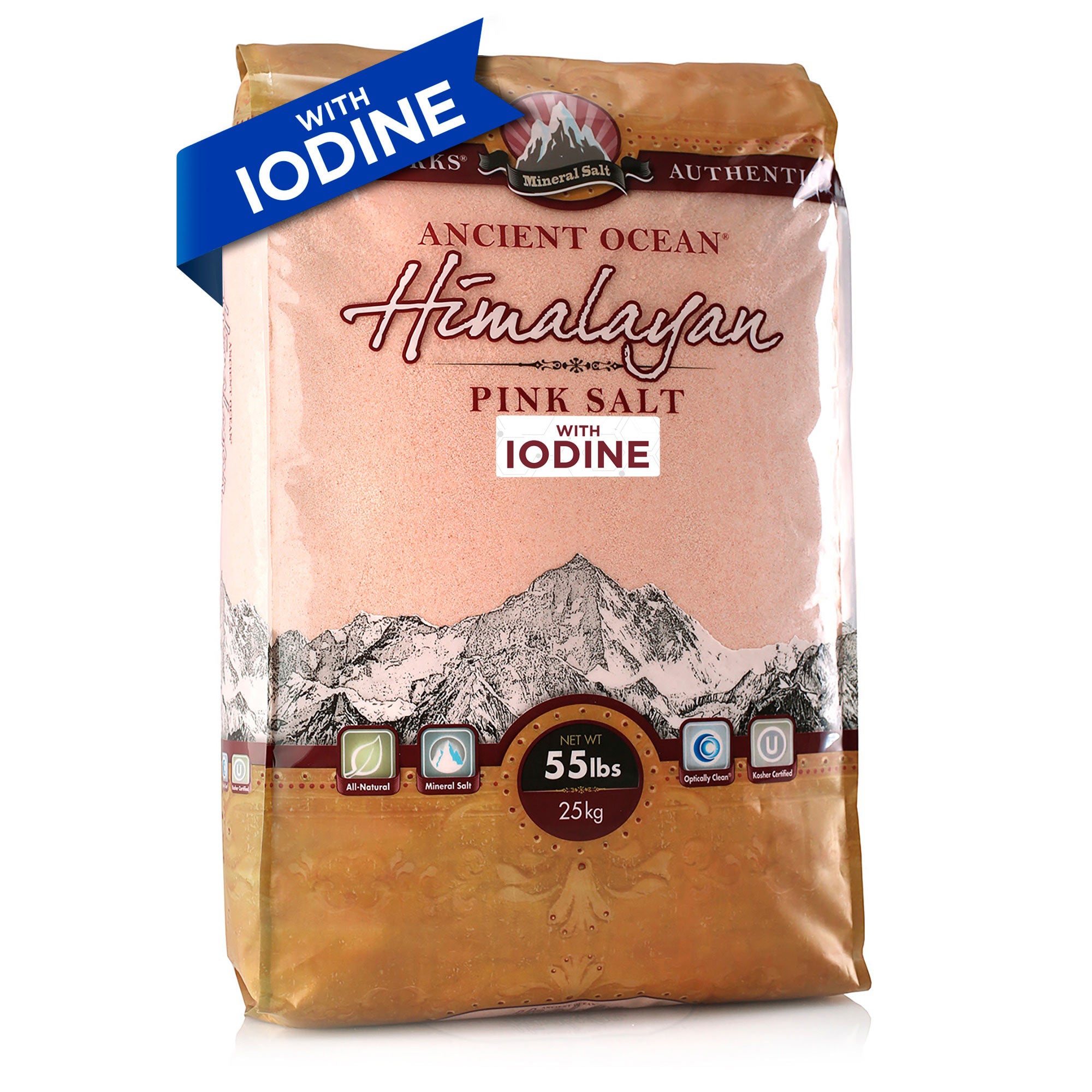 Ancient Ocean® Himalayan Pink Salt with Iodine (Wholesale)