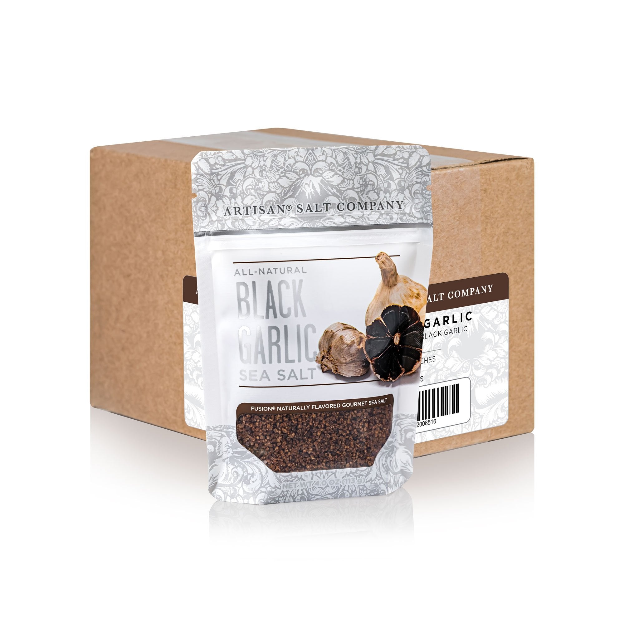 Black Garlic Fusion® Flavored Sea Salt (Wholesale)