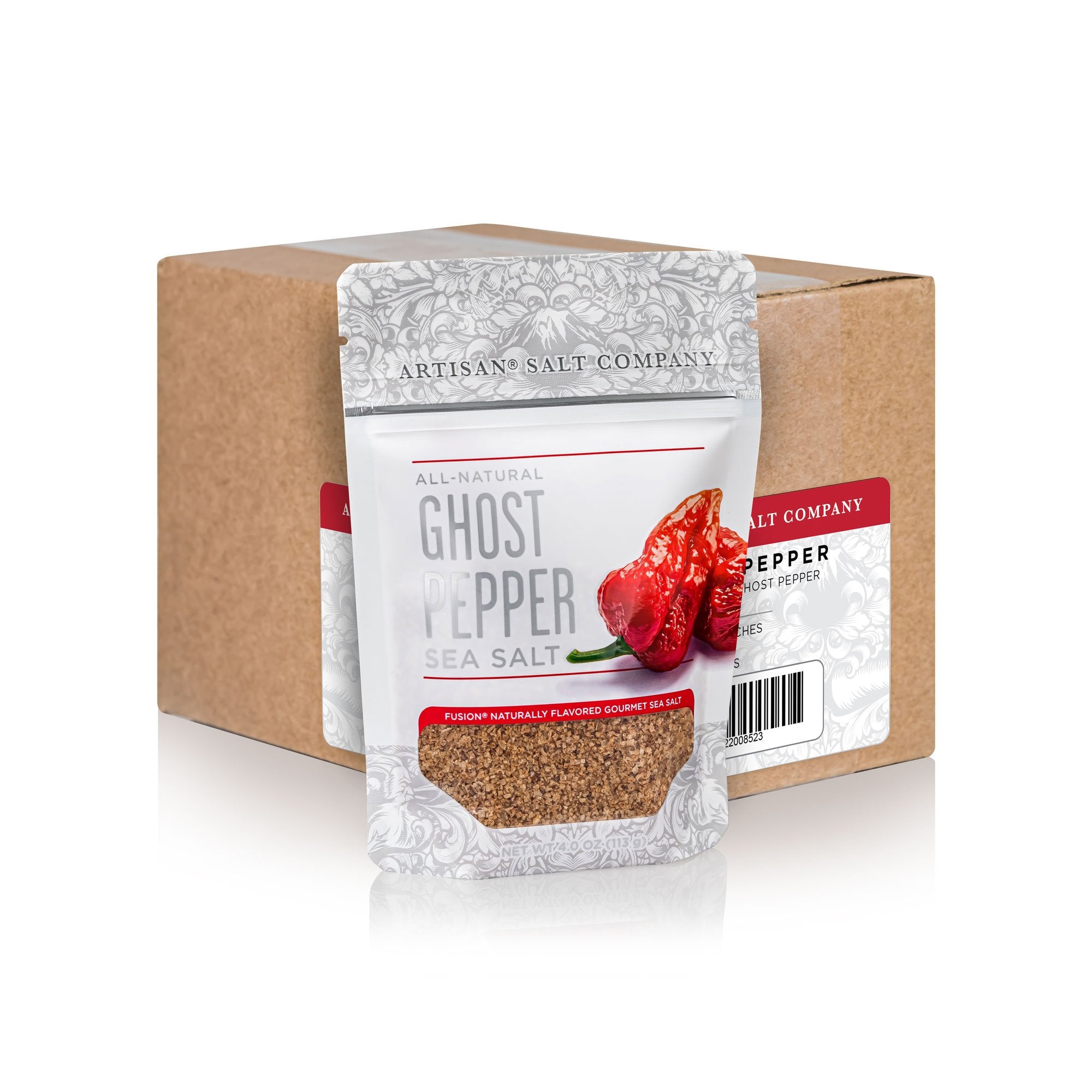 Ghost Pepper Salt Fusion® Flavored Sea Salt (Wholesale)
