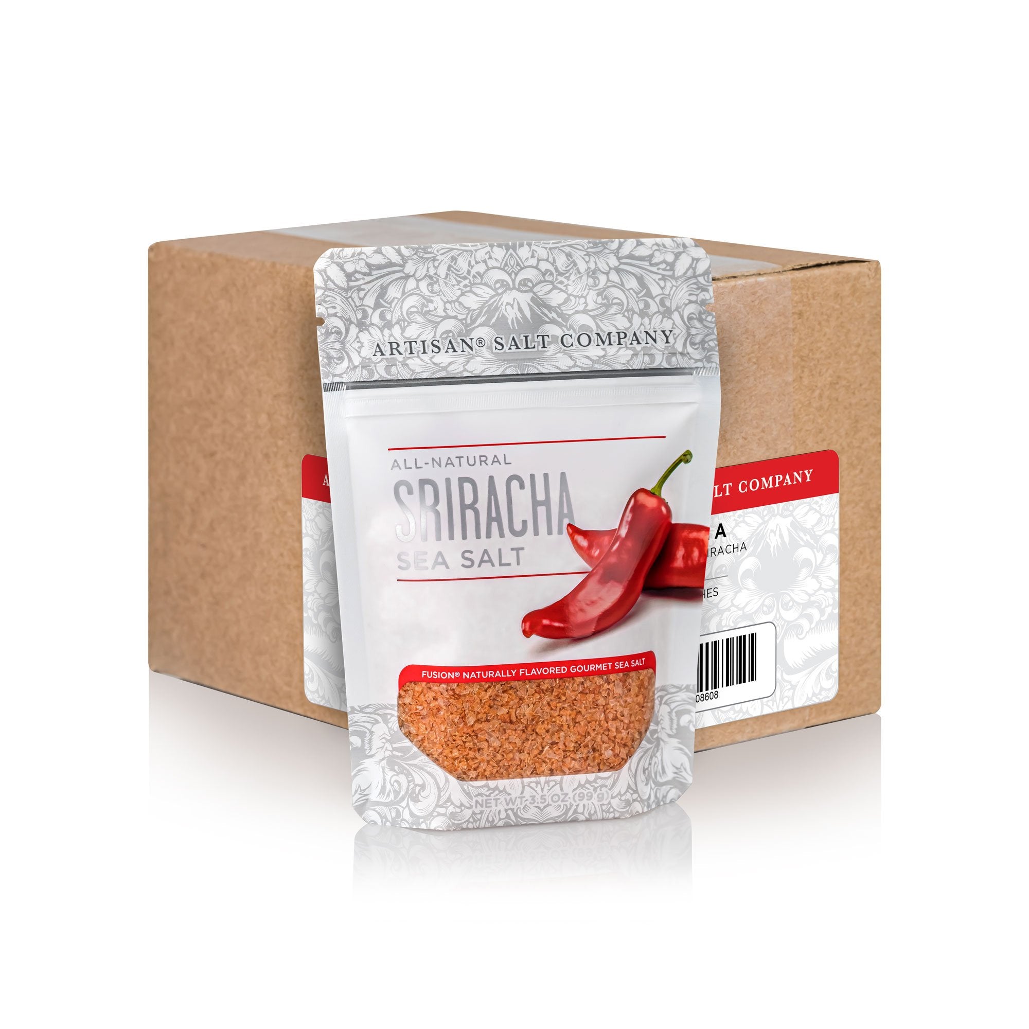 Sriracha Fusion® Flavored Sea Salt (Wholesale)