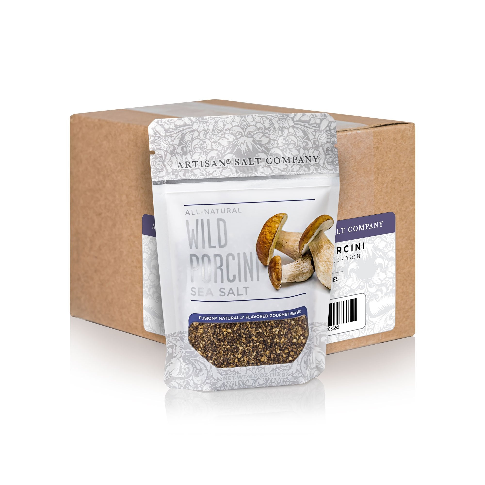 Wild Porcini Fusion® Flavored Sea Salt (Wholesale)