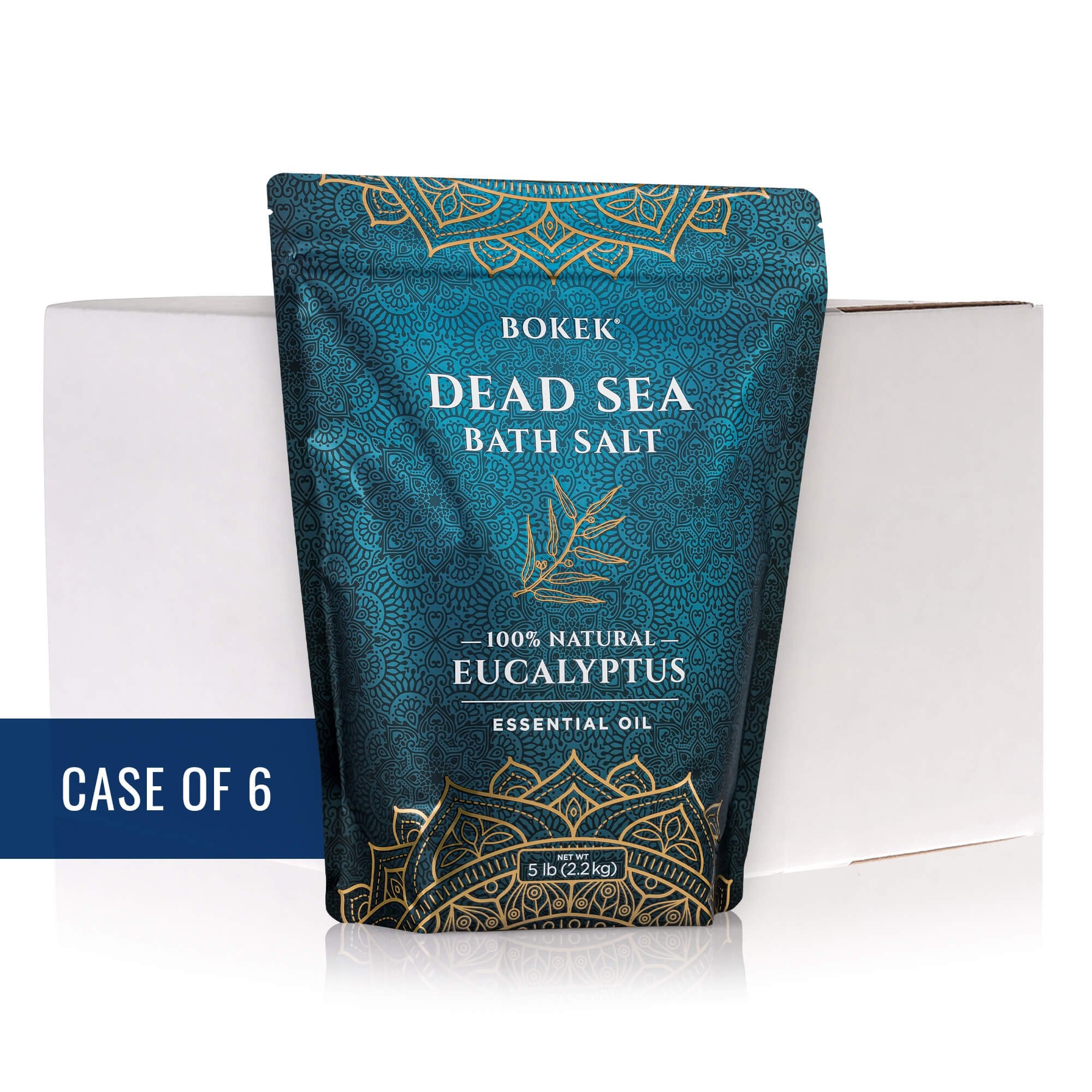 Eucalyptus Dead Sea Bath Salt Cases Eucalyptus Bath Salts | Bokek® Scented Bath Salt (Wholesale)