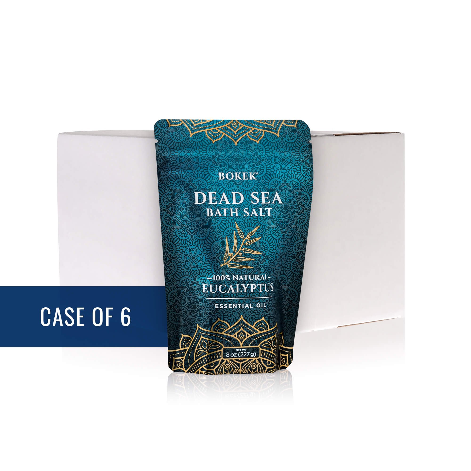 Eucalyptus Dead Sea Bath Salt Cases Eucalyptus Bath Salts | Bokek® Scented Bath Salt (Wholesale)