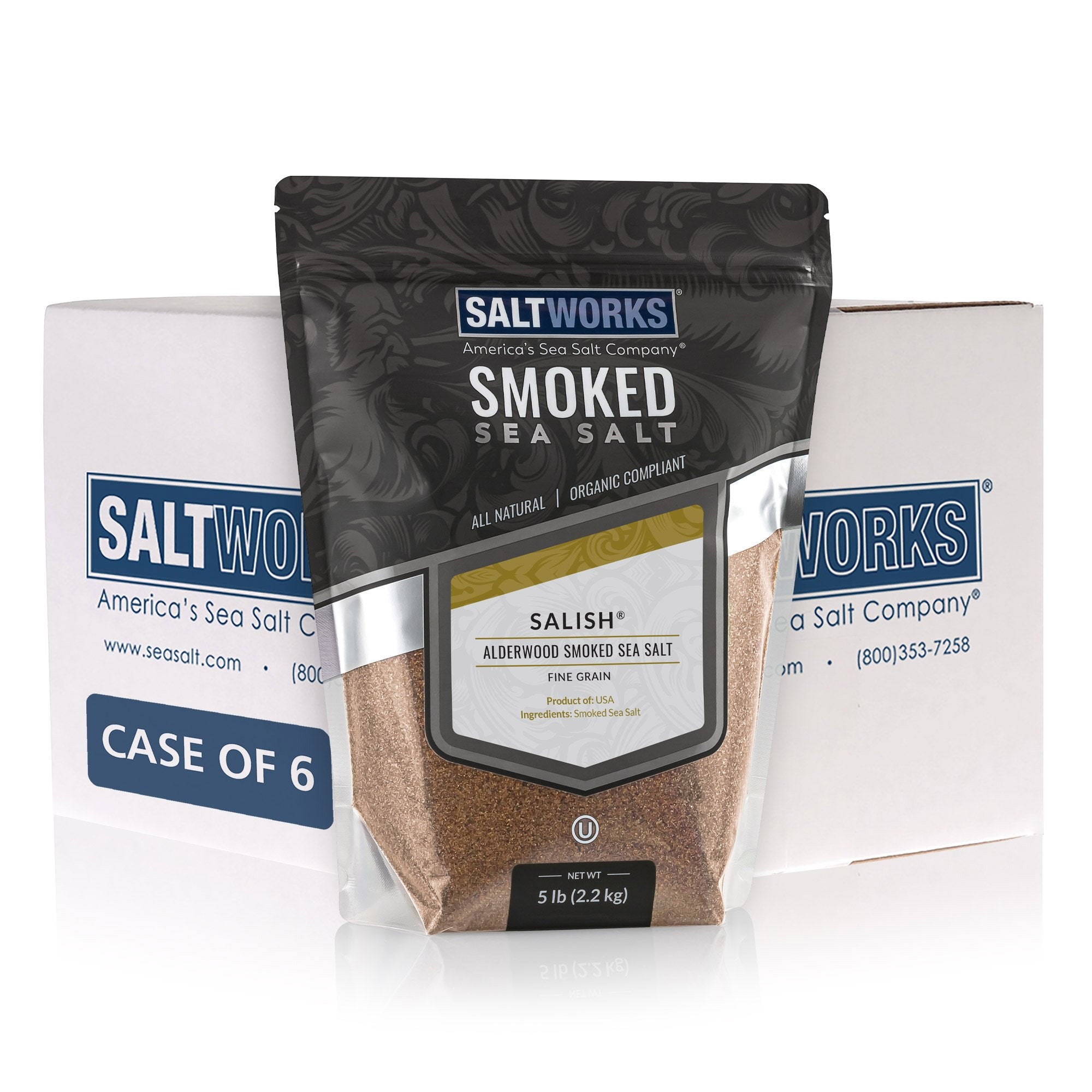 Salish® Alderwood Smoked Sea Salt (Wholesale)