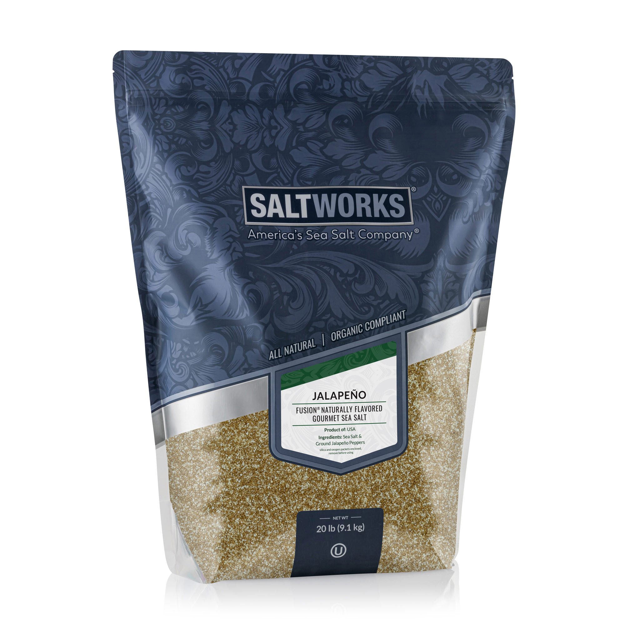 Jalapeño Fusion® Flavored Sea Salt (Wholesale)