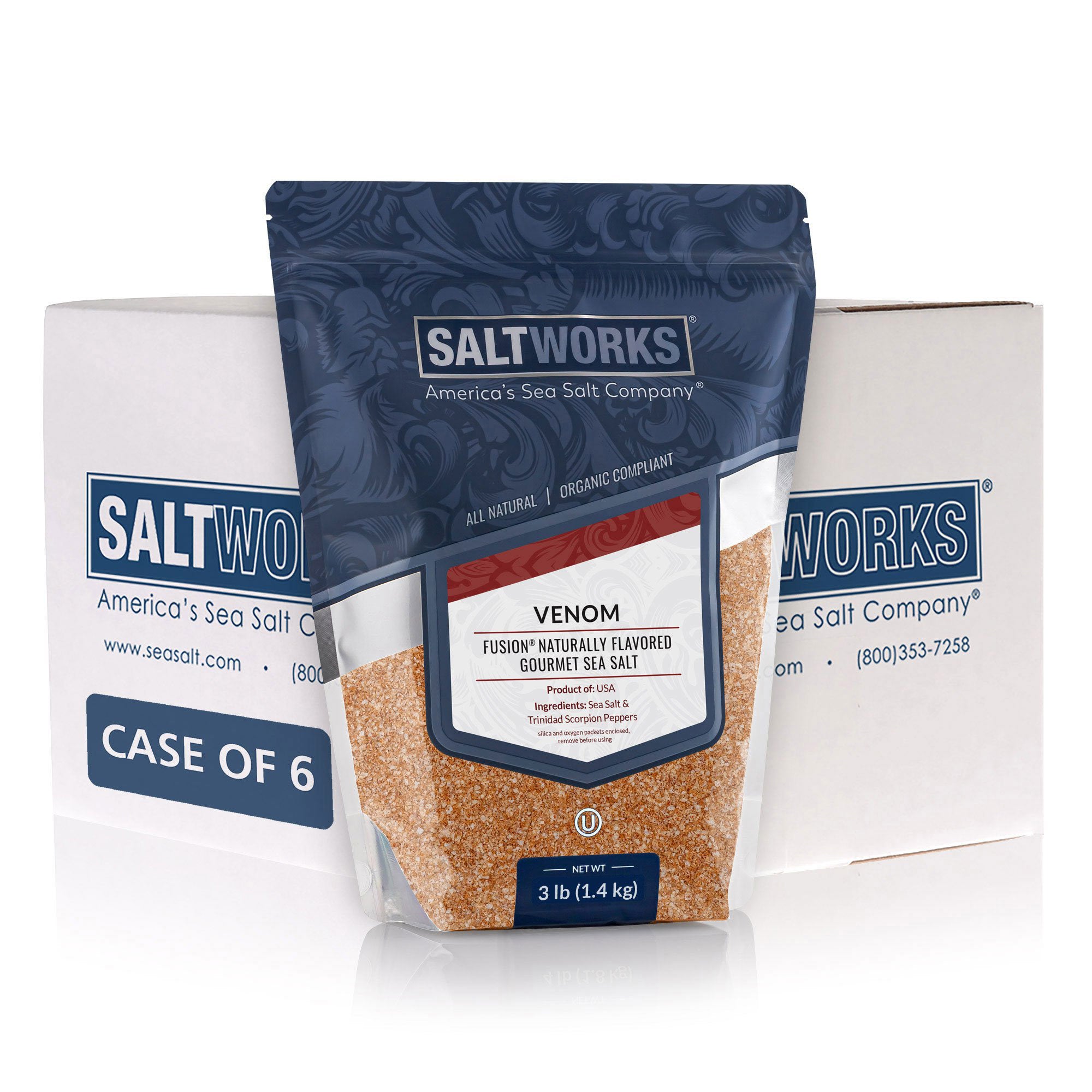 Venom® Salt Fusion® Flavored Sea Salt (Wholesale)
