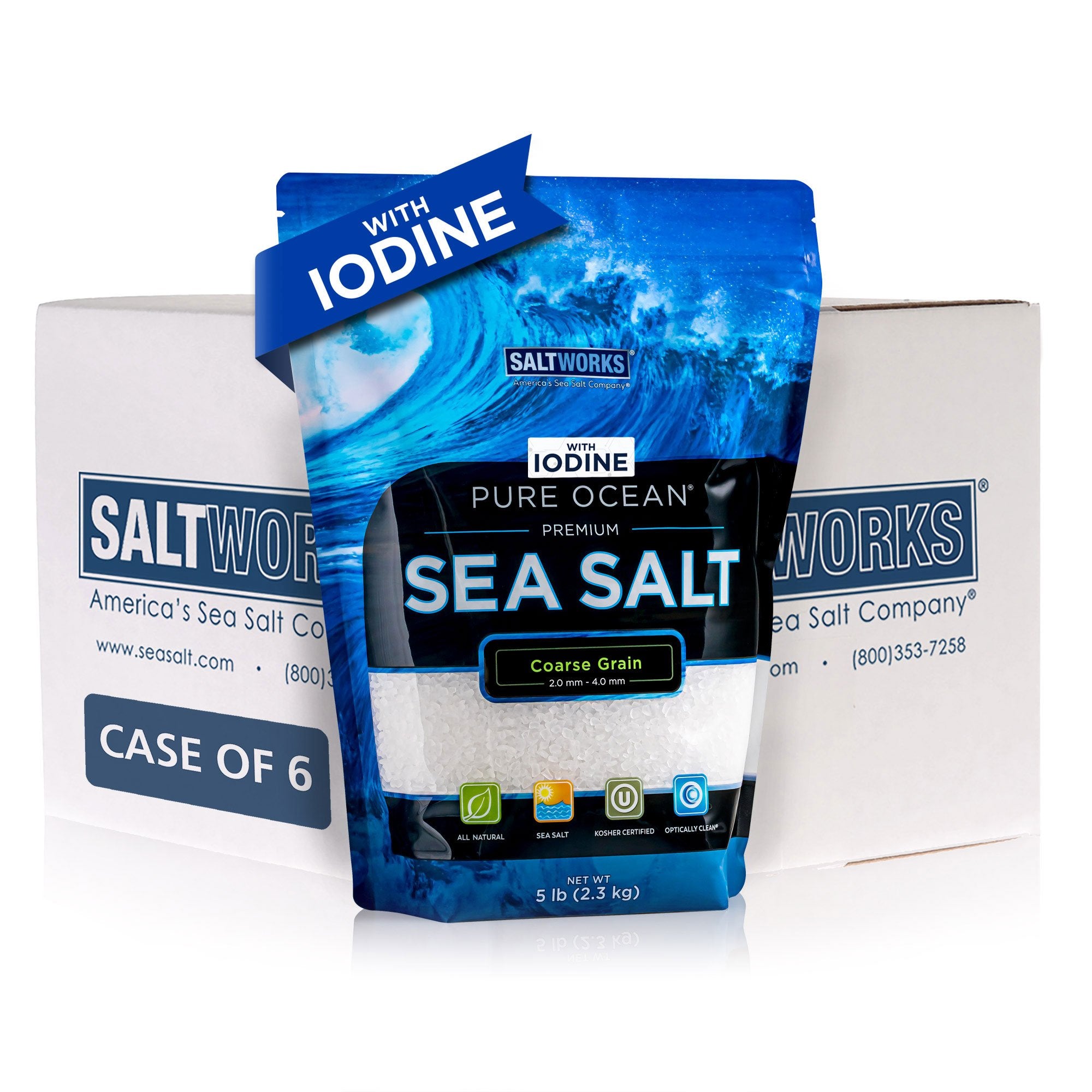 Pure Ocean® Premium Sea Salt with Iodine (Wholesale)