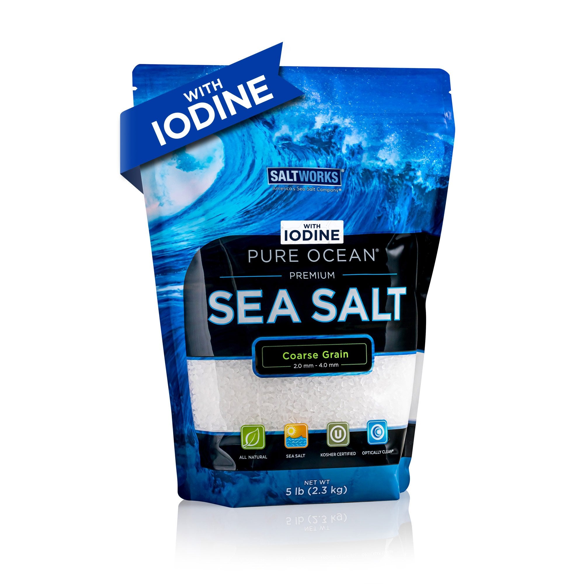 LIVE Sea Salt 600L 6月入荷分 Pure Ocean® Premium Sea Salt with Iodine