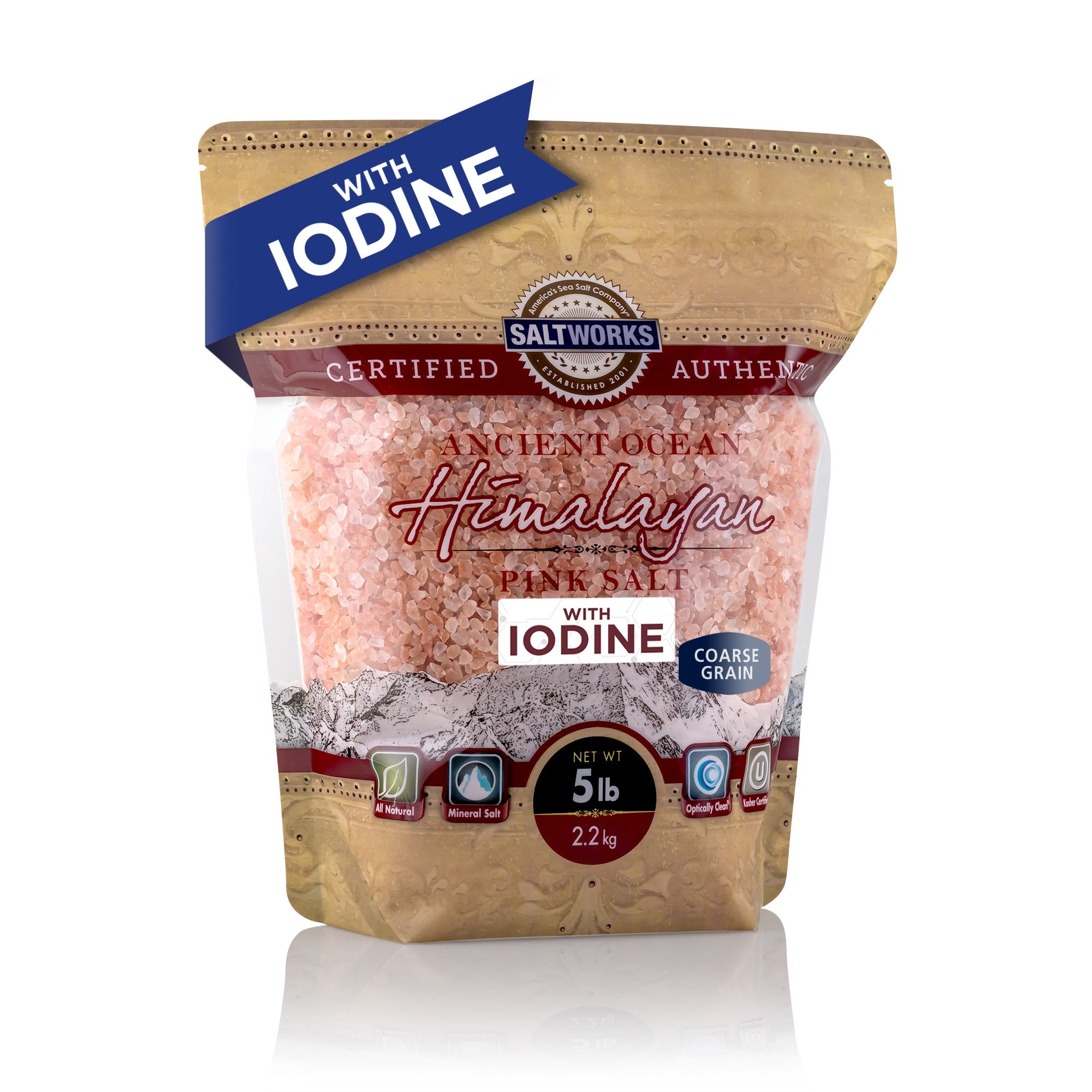 Ancient Ocean® Himalayan Pink Salt with Iodine