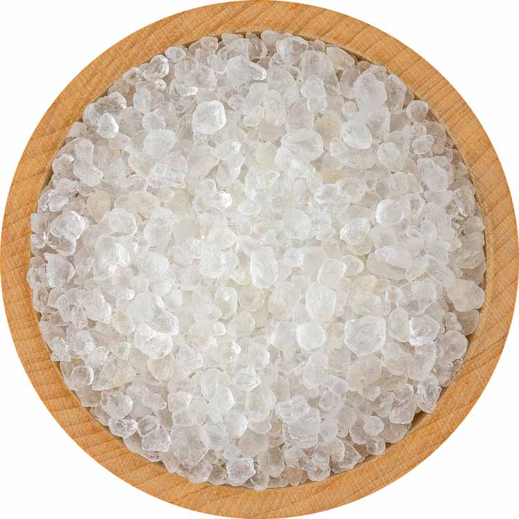 Bowl filled with Bokek salt