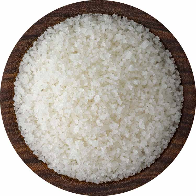 Bowl of Fleur de Sel Sea Salt