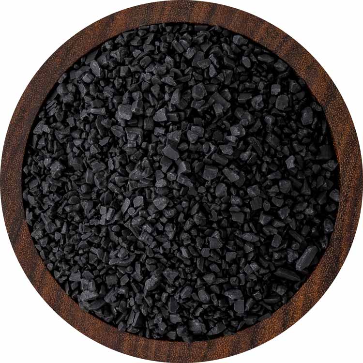 Bowl of Hiwa Kai Hawaiian black salt