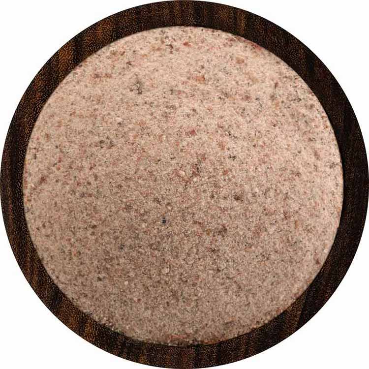 Bowl of Kala Namak salt