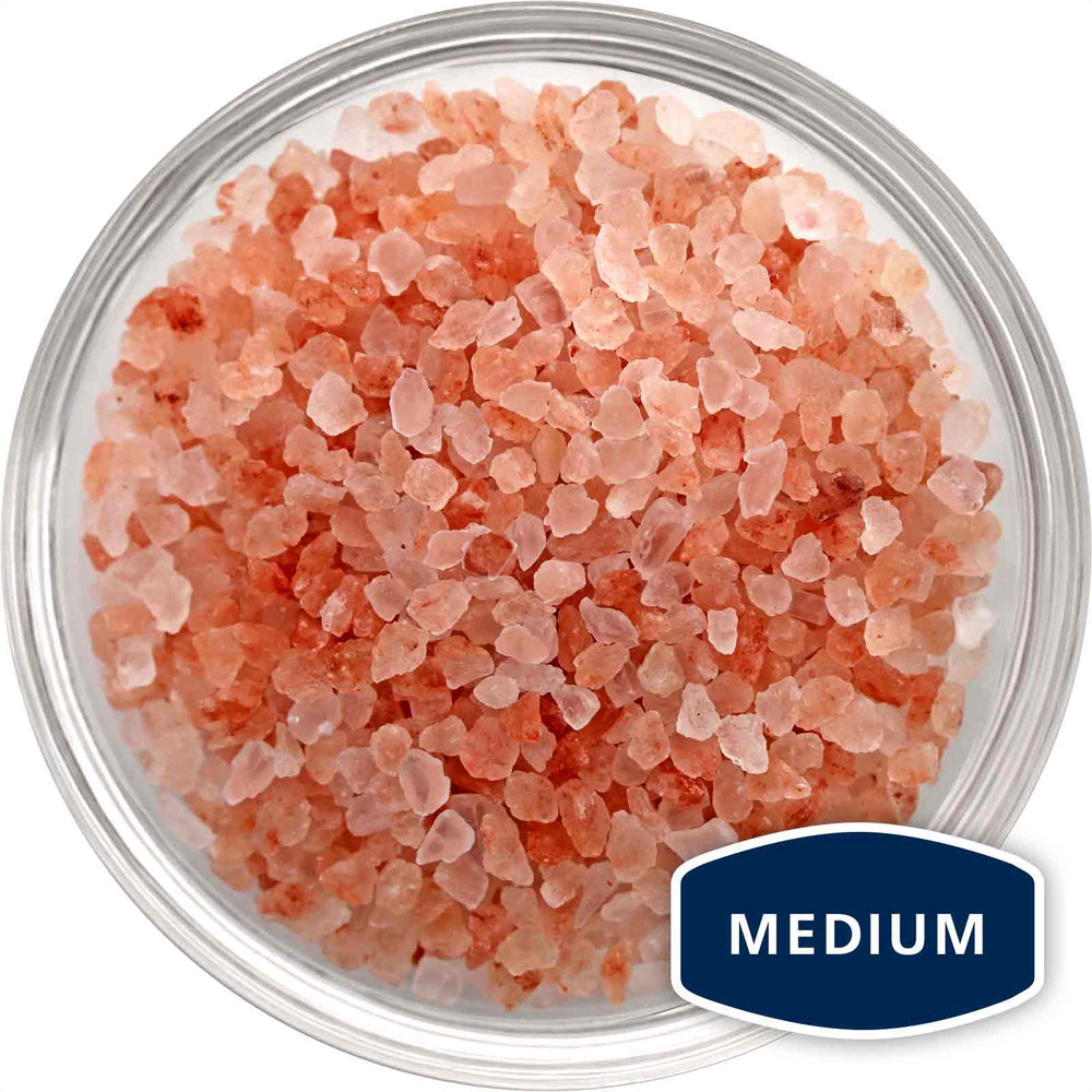 Bowl of medium grain Himalayan salt