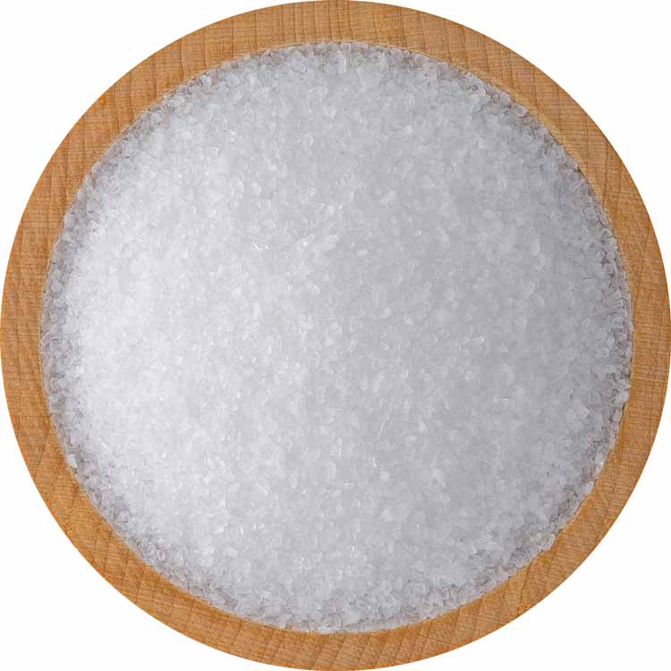 Bowl filled with Mediterranean salt