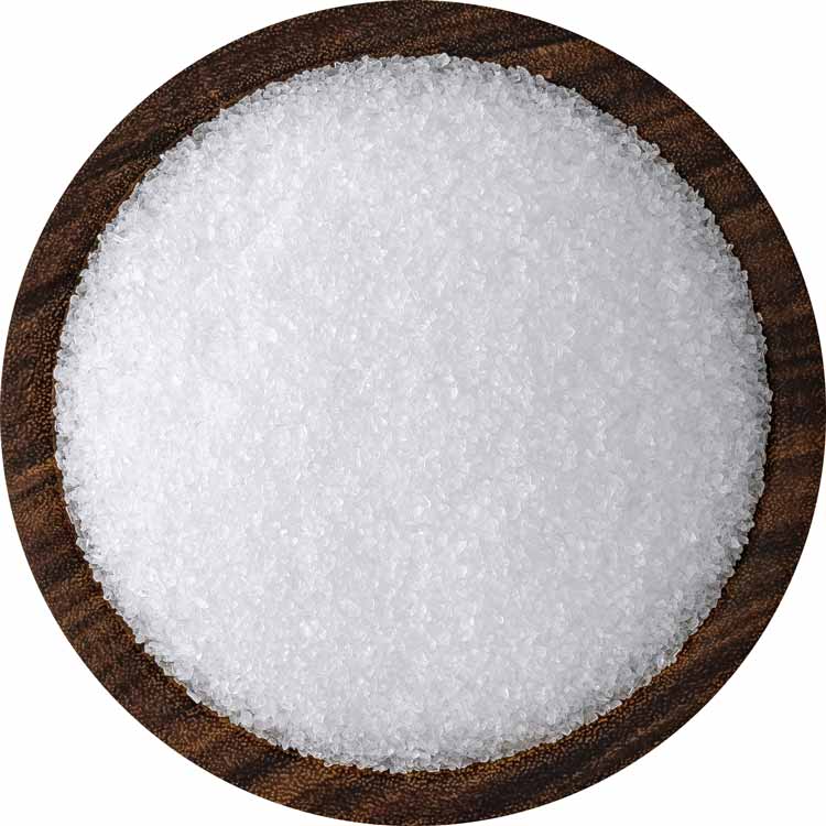 Bowl of sea salt