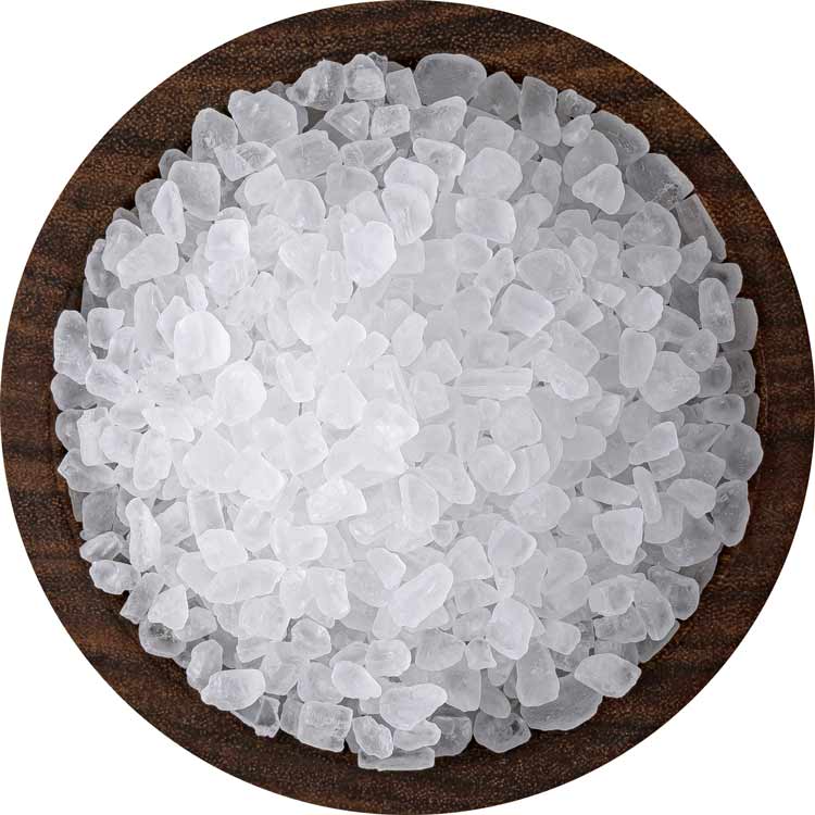 Bowl of Pure Ocean coarse grain salt
