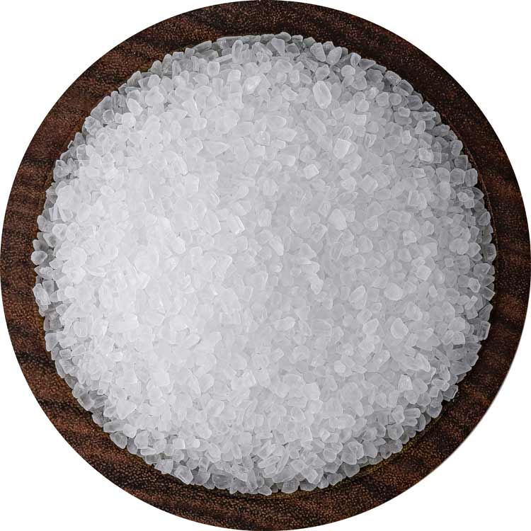 Bowl of Pure Ocean sea salt