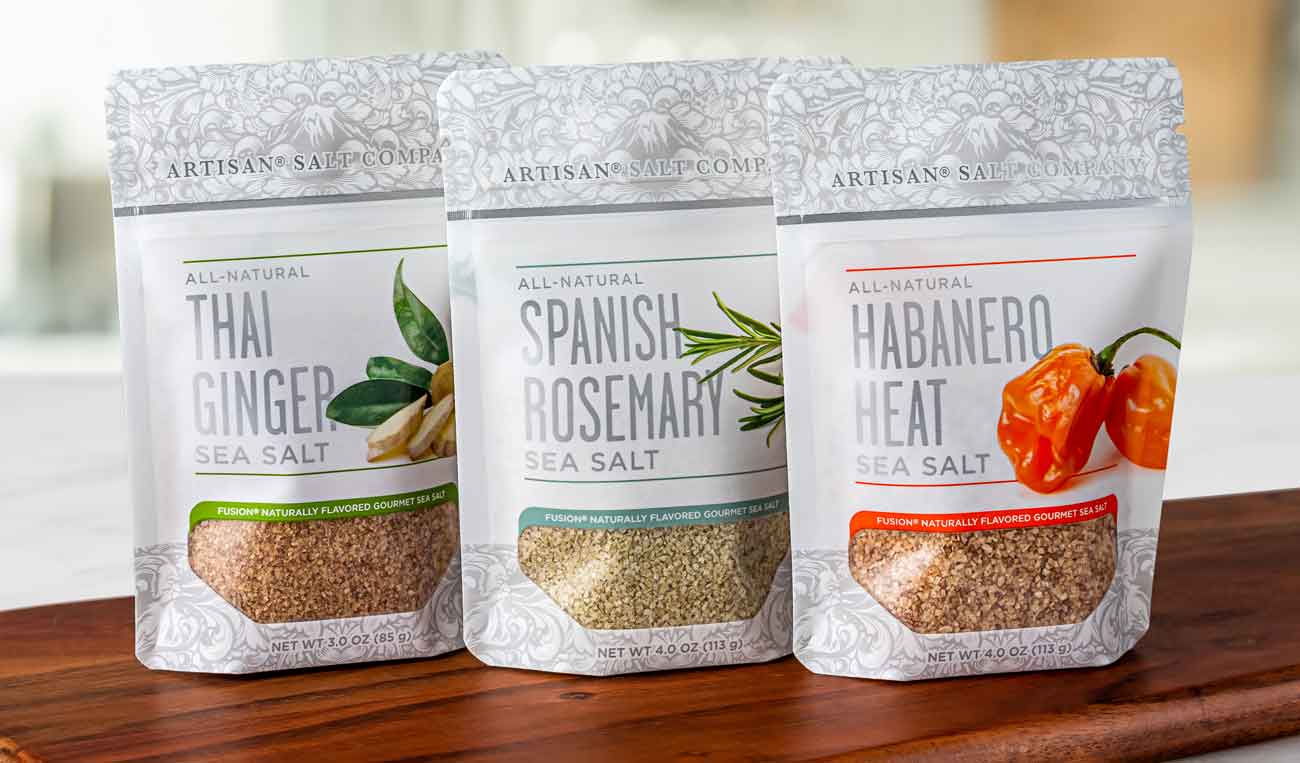 Fusion Flavored Sea Salt bags
