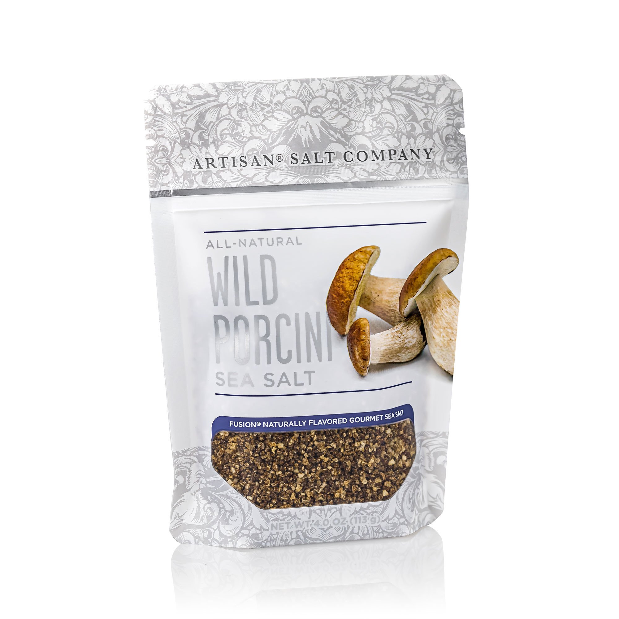 Porcini Salt 4 oz Zip Top Pouch SaltWorks®