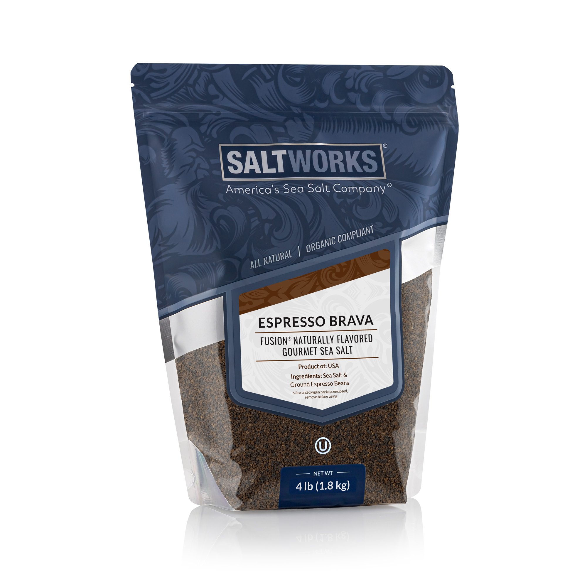 Bulk Espresso Salt by Fusion® 4 lb Bag SaltWorks®