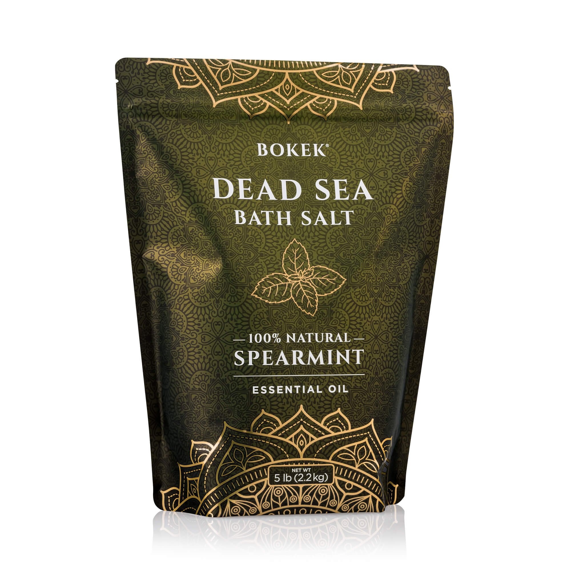 Spearmint Scented Dead Sea Bath Salts 5 lb bag SaltWorks