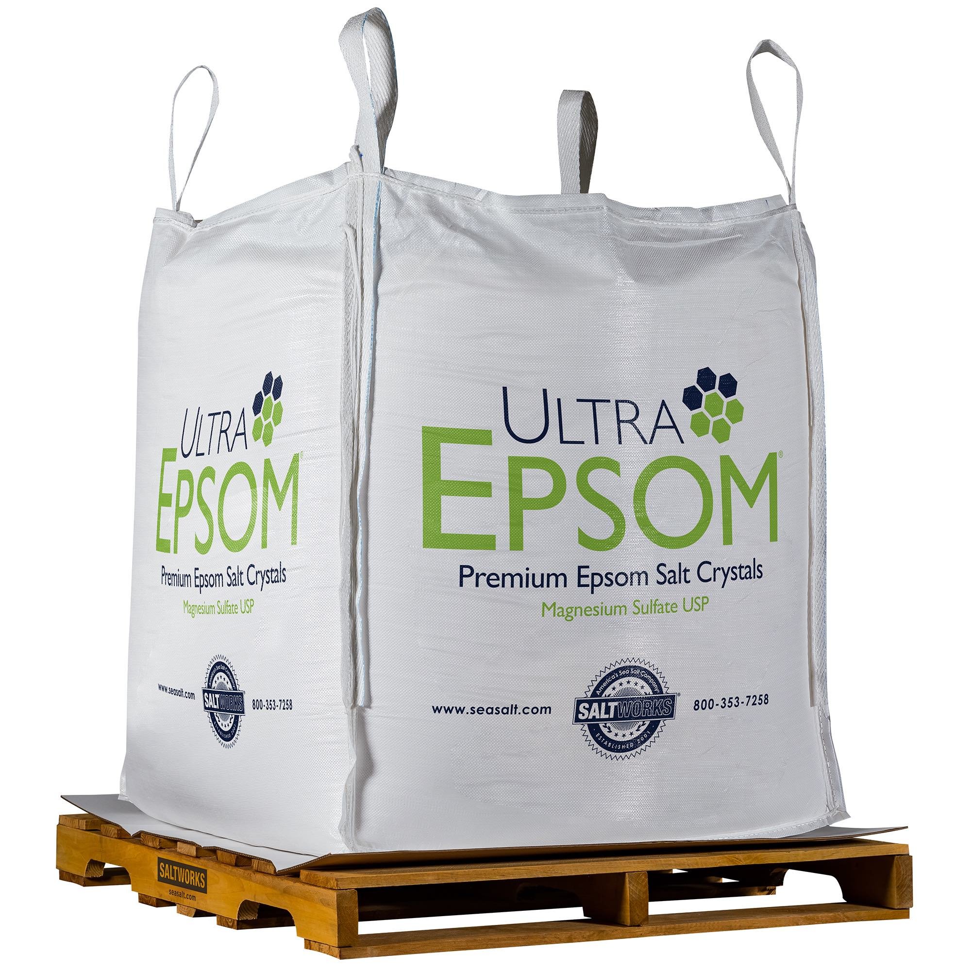 Ultra Epsom® Premium Bath Salt Bulk (Fine Grain) 2200 lb Super Bag