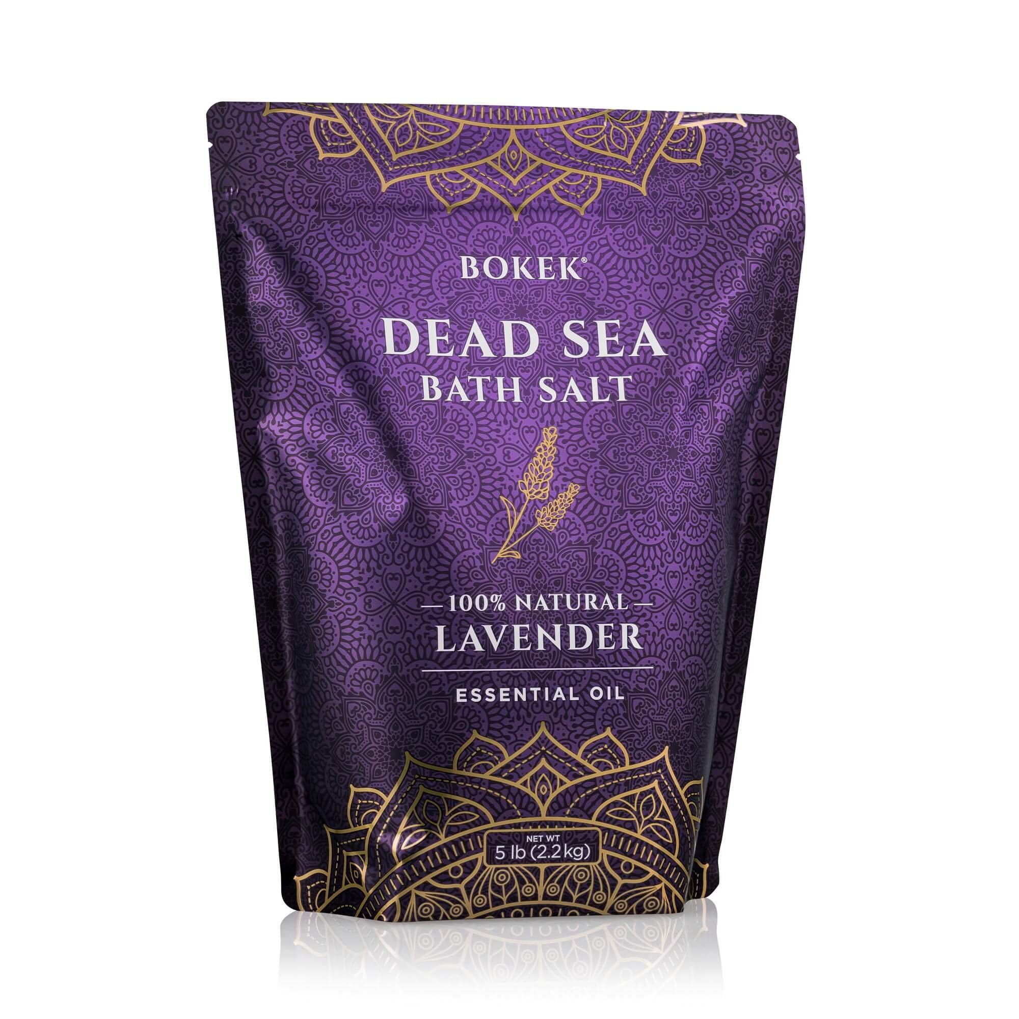 Lavender Scented Dead Sea Bath Salts 5 lb bag SaltWorks
